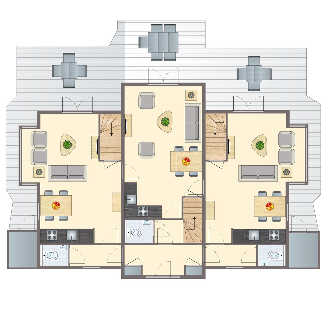 Familievilla 12 Luxe gb12 op Roompot Noordzee Résidence Cadzand-Bad