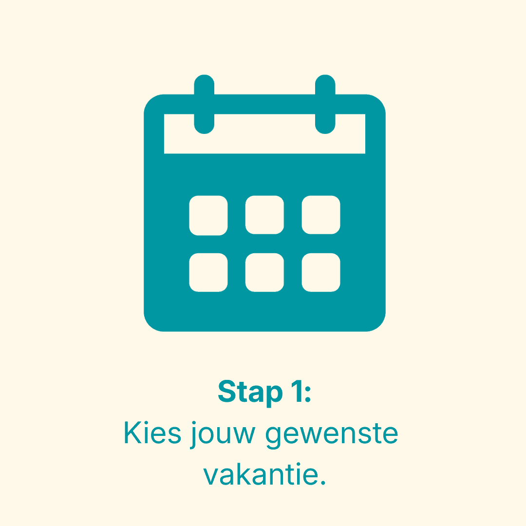 Stap 1. Kies je vakantie